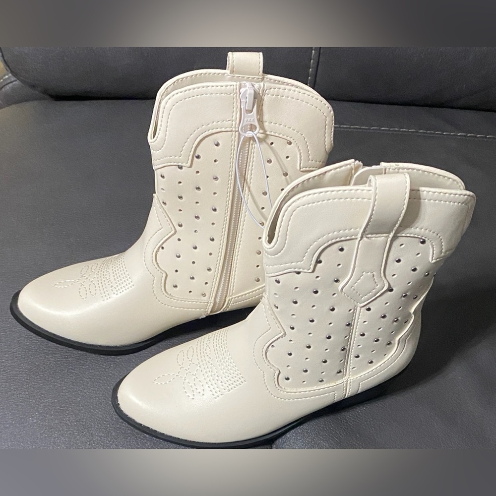 Art Class Cream Girls Cowboy Boots